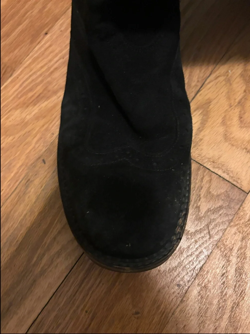 Jolly’s • Black Suede Knee High Boots Women's • Size 13.5